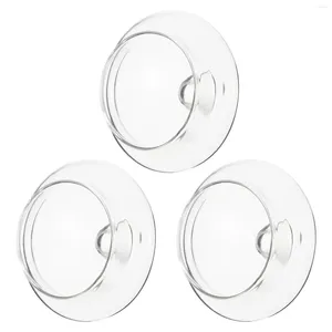 Ensembles de vaisselle 3 pièces accessoires de théière sifflante fournitures en verre boissons protecteurs de passoire à domicile passoire bouchons de filtre couvercle de protection