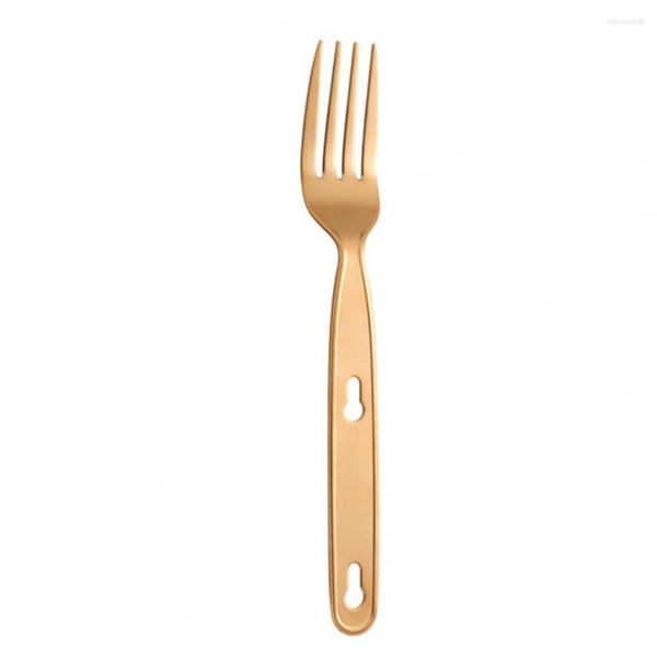 Ensembles de vaisselle 3 pièces haute brillance Portable couverts Surface lisse Camping dîner manger hachoir fourchette cuillère usage quotidien