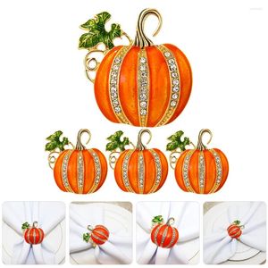 Ensembles de vaisselle 4 PCS CARTOON NAPKIN BOCKLE BANQUET HALLOWEEN DÉCORATION ALLIA