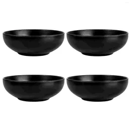 Serviessets 4-delig Slakom Thuis Rijst Lunch Plastic Containers Deksels Noodle Serving Melamine