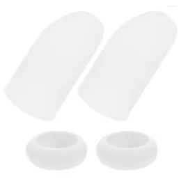 Ensembles de vaisselle 4 PCS TEAPOT SPET Protector Cover Kettle Protectors Anti-Leak Sleeve for Silice Gel