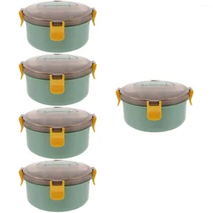 Dedanken sets 5 pc's Bento Boxes volwassenen herbruikbare container snack opbergbox camping papa