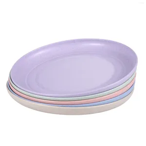 Dinware sets 5 % plastic dinerborden herbruikbaar stevige set onbreekbaar lichtgewicht voor thuiskeuken