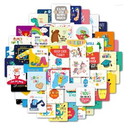 Juegos de vajilla Caja de almuerzo escolar de 60 piezas Notas Tarjetas de fe positivas lindas Diseño inspirador para cajas de niños y niñas de jardín de infantes