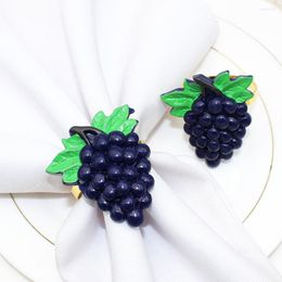 Juegos de vajilla, 6 uds., servilletas con patrón de frutas creativas, servilletas ornamentales para fiesta hawaiana, suministro El