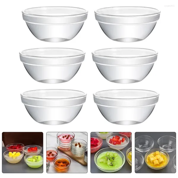 Ensembles de vaisselle 8 pièces Bozai bol à gâteau bols à gelée porte-pudding gadgets de cuisine mini assiettes stockage cercle verres dessert mousse ménage