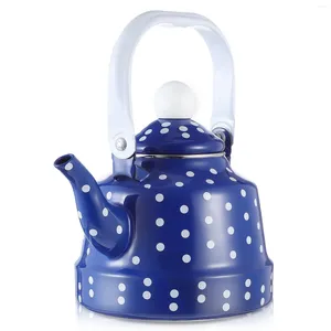 Dijkartikelen sets Ancient Bell Pot Kitchen Tea Kettles White Teapot Elaw theepots Camping Water Jug Floftop Whistling Old Fashioned