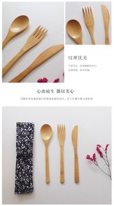 Diny sets sets bamboe bestek set Japanse stijl jamgerechten voor huishoudelijke producten keukenapparatuur