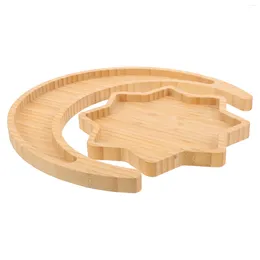 Ensembles de vaisselle en bambou BAMBOO-USS-RÉSISTANT FRUITS DESSERT PAIN GRAND TRAYS PLATTER