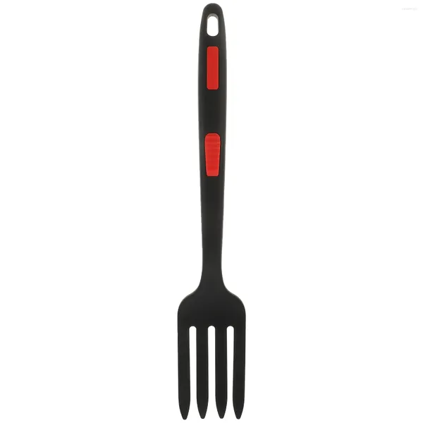 Ensembles de vaisselle, outils de barbecue, fourchette à Spaghetti, dîner domestique, mélange de salade résistant à l'usure, accessoire de cuisine, Gel de silice réutilisable