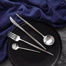 Dijksets Beeman roestvrij staal bestek servies set diner vorken messen schep zilverwerk titanium zilveren keuken
