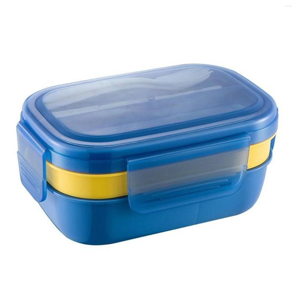 Conjuntos de vajilla Bento Box Lunch Container todo en uno apilable para adultos y niños