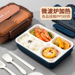 Ensembles de vaisselle Bento Lunch Box pour les étudiants Kid Pique-nique Camping Portable Lunchbox Snack Boîtes Thermiques Avec Cuillères Ou Baguettes