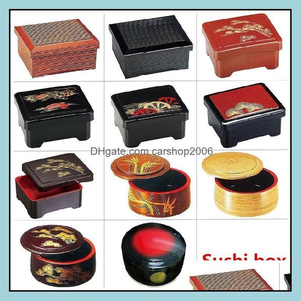 Ensembles de vaisselle Bento Boîtes à lunch pour le bureau Japonais Sain Meal Prep Container Snack Box School Sushi Eel Enfants avec Li Carshop2006 Dhhmj