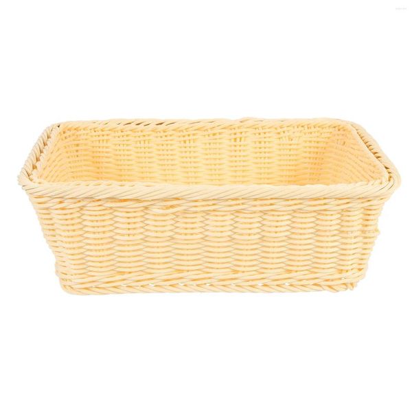 Ensemble de vaisselle panier de panier à pain paniers-cadeaux tressés Fruits de porte-clés et légumes tissés