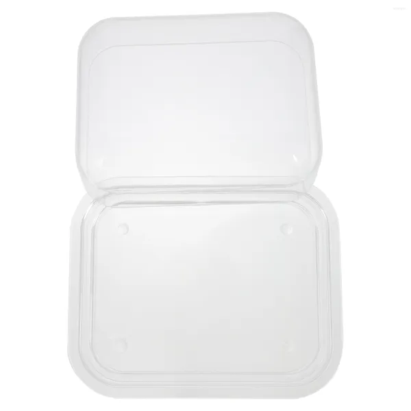 Juegos de vajilla Caja de mantequilla Mini recipientes de plástico Vajilla para restaurante Hogar Tonos tierra Acrílico