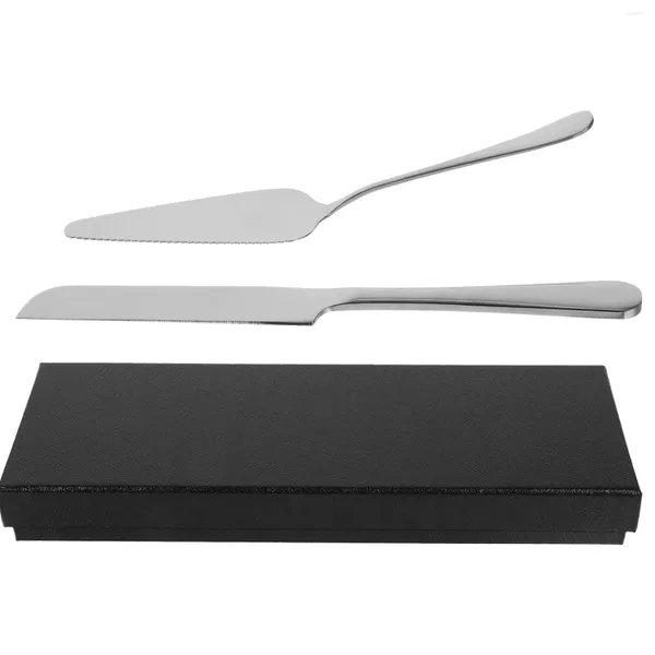 Socadores de la vajilla Cake Knife Set los utensilios de hornear de queso Utincilios de Servidor de acero inoxidable