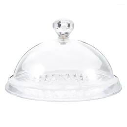 Dijkartikelen Sets Cake Pan Birthday Tray Dessert Clear With Dome Display Plies Fruit Dish PP Stand