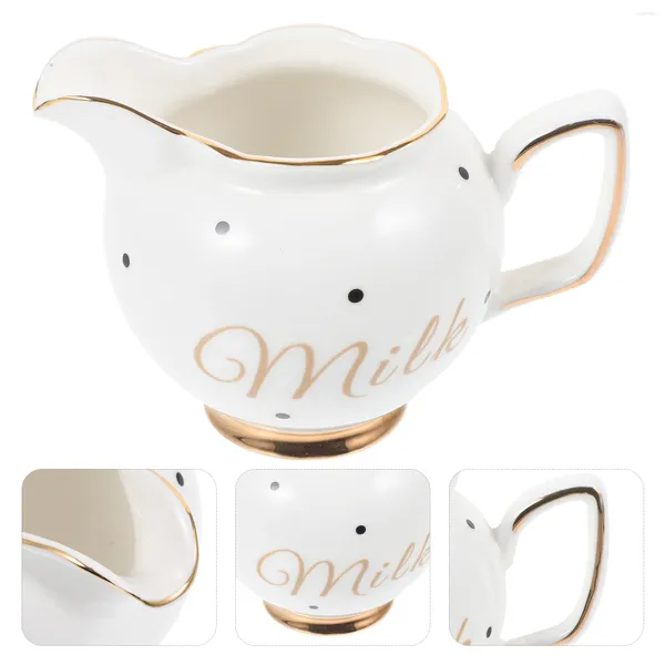 Ensemble de vaisselle à carafe cafetière Pichet de lait multiples Love Love Money Pots Cream Ceramics Tup Creamer