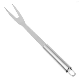 Ensembles de vaisselle SCARVING FORK 1PC Barbecue en acier inoxydable