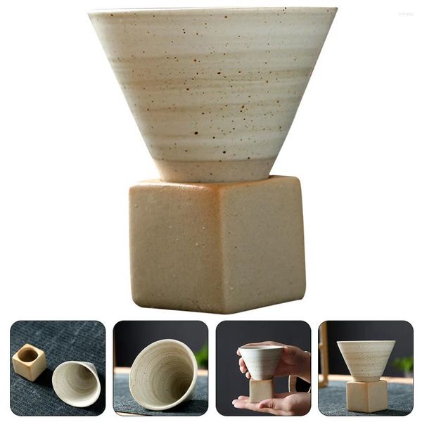 Ensembles de vaisselle tasse à café en céramique porte-eau tasses tasse de boisson Latte ménage Cappuccino
