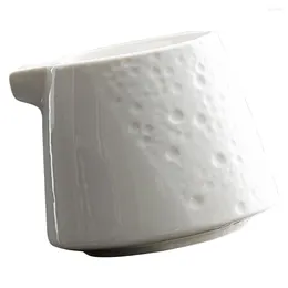 Ensembles de vaisselle en céramique pot à lait conteneur crémier pichet petit saucière Latte café faisant des fournitures sirop trempage eau