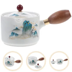 Ensembles de vaisselle Théière en céramique Anti-brûlure Chinois Décoratif Ménage Infuseur Bouilloire Filtre Faisant Portable Vintage Brassage En Vrac