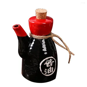 Servies Sets Keramische Trompet Stand Japanse Stijl Olie Pot Kruiderij Dispenser Keuken Accessoire Container Kruiden Pot Thuis Mini Flessen