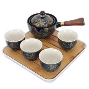 Ensembles de vaisselle service à thé Vintage chinois tasse asiatique fournitures en céramique Mini Kungfu