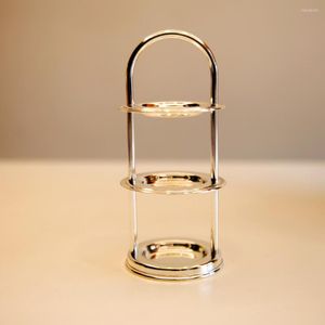 Dijkartikelen Sets Chocolate Display Stand Dessert Holder Holder Tray Pastry Pastry Tower Cake Metal Snack Rack