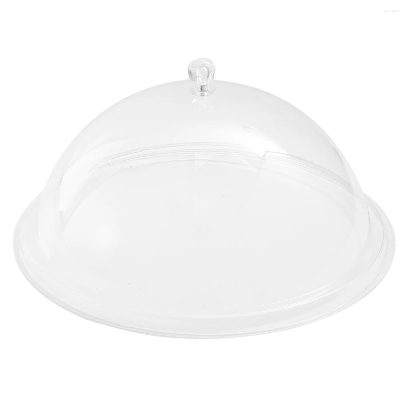 Dijkartikelen Sets Clear Cover Plate Dome Splatter voor Home Bread Dessert Dish 8 inch