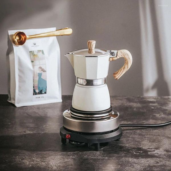 Ensembles de vaisselle à café Coffee Pot Household Kettle Stoveetop Maker Espresso Hand Brewing Mocha Holder Machine Container