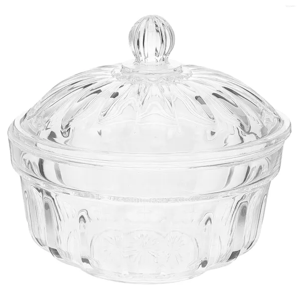 Ensembles de vaisselle Conteneur en acrylique Bowl Fruit Decor Transparent Candy Jar Wedding Storage