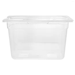 Servies sets container sous vide cooker storageslow doos kookcontainers vierkante deksel transparante deksels clearcase huishoudelijke kit 6l laag