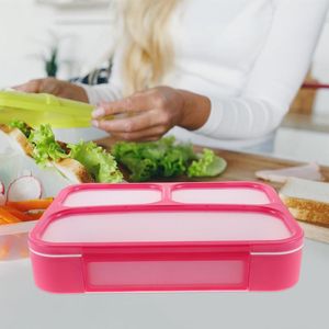 Ensembles de vaisselle conteneurs couvercles support cuisine stockage boîte à lunch fournitures Gel de silice Compact petit ménage