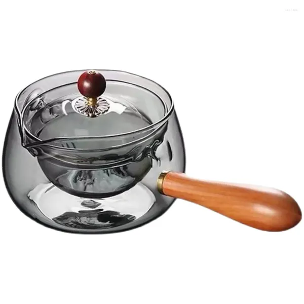 Ensembles de vaisselle théière à filtre pratique bouilloire à thé à la maison Pot à long manche avec