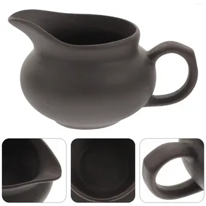 Ensembles de vaisselle Pot à crème Pot à lait en céramique Pot à café en verre Pichet à thé Distributeur en céramique pour restaurant