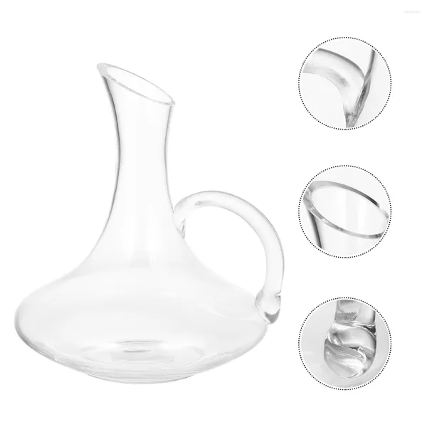 Ensembles de vaisselle décanteur aérateur verre soufflé à la main carafe rouge accessoires cadeaux pour un usage domestique