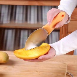 Servies Sets Graven Lepel Te Openen Fruit Mango Mes Vorm Scoop Watermeloen Snijgereedschap Avocado Dicing Segmentatie Schimmel 1 Pc