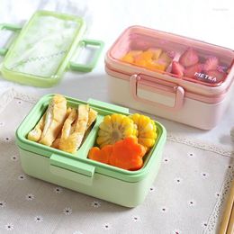 Dijkartikelen Sets Eco Friendly Bamboo Fiber Bento Lunch Box zonder de Divisieplaat Kinderen aanwezig beschikbaar kinderen