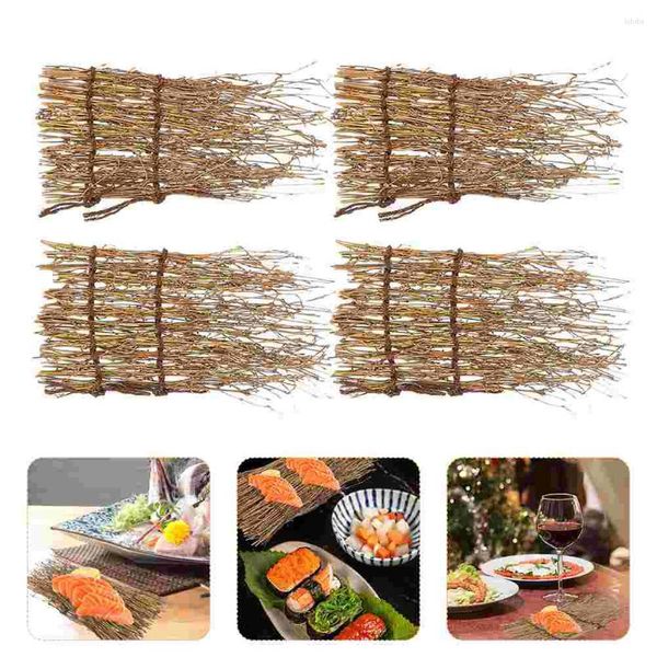 Ensembles de vaisselle El Restaurant Plate Decor Bamboo pour Sashimi Service Board Decoration Supply Supplies sur le plateau de sushi japonais