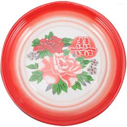 Ensembles de vaisselle assiette émaillée plat de Style chinois plateaux à collation fournitures de mariage conteneur de service multifonction