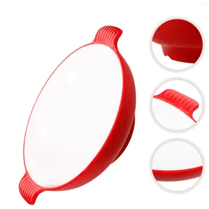 Ensembles de vaisselle bols de fruits amphore réutilisable en plastique de profondeur mala tang simple salade de cuisine servant des pâtes à dessert rouge