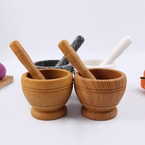 Dijkartikelen sets knoflook mortel mash molen molen huishoudelijke pond manual bowl set