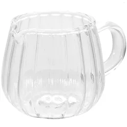 Ensembles de vaisselle en verre, pichet à crème, tasse à café avec bec verseur, Mini pichet à lait (60ml)