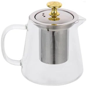 Servies Sets Glazen Ketel Theepot Huishoudelijke Melk Warmer Thermische Kan Koffie Kook El Hittebestendige Verwarming Maken