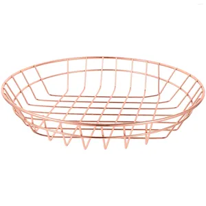 Ensembles de vaisselle, panier de rangement pour frites, poulet frit, fournitures de cuisine, assiettes en fer, Fruits rapides, conteneur pour la maison