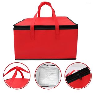 Ensembles de vaisselle sacs isothermes isolation Pizza fourre-tout chauffage voiture déjeuner pochette de rangement livraison cadeaux repas Transport