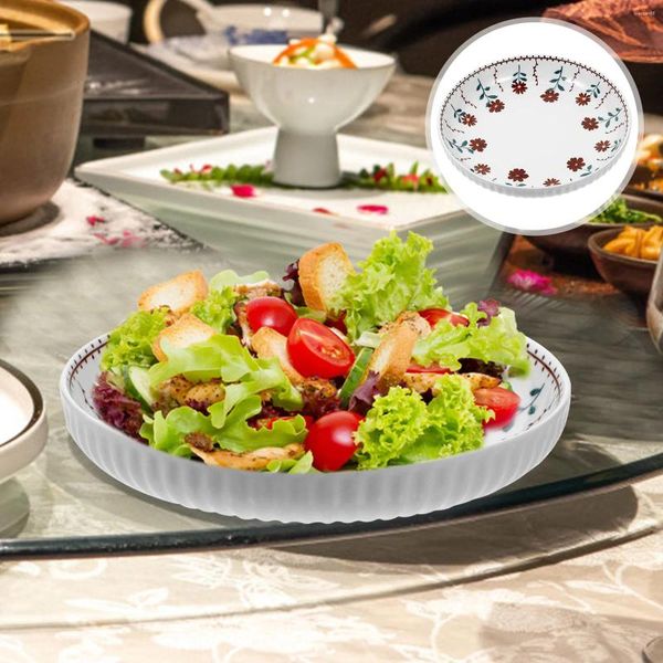 Ensembles de vaisselle assiette à dîner en céramique japonaise, assiette à gâteau, assiettes modernes, fête, petit Dessert, salade, plateau à plat froid en céramique