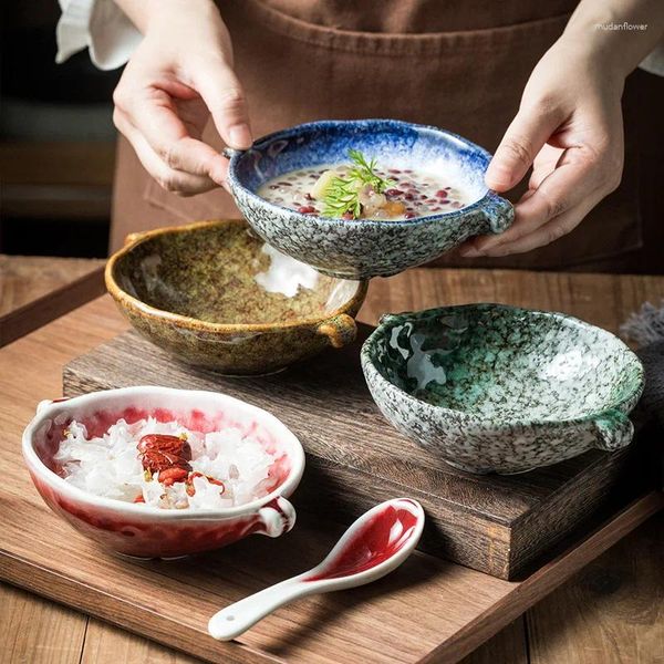 Ensemble de vaisselle en céramique Japonais Double oreille Nouilles de riz dans la soupe